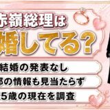 赤嶺総理の結婚は発表なし！旦那の話も出ないまま迎えた35歳の現在とは？