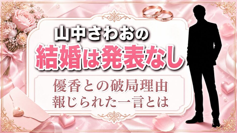 山中さわおの結婚は発表なし！優香との破局理由として報じられた一言とは