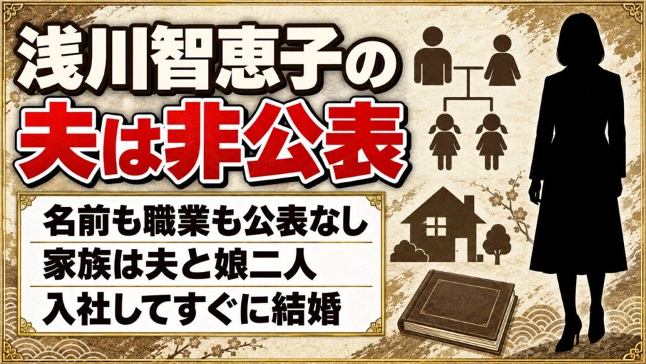 浅川智恵子の夫は非公表！IBM入社後まもなく結婚し娘2人を育てた日々とは