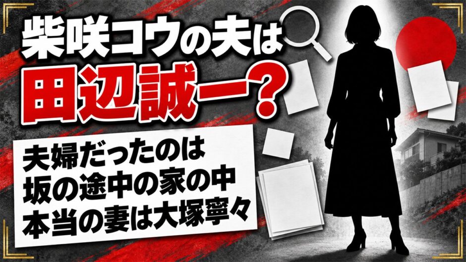 柴咲コウの夫は田辺誠一？夫婦に見えたのは坂の途中の家の役どころ