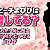 白桃ピーチよぴぴは結婚してる？改名後の芸名「思わず触れたくなるよぴぴ」とは